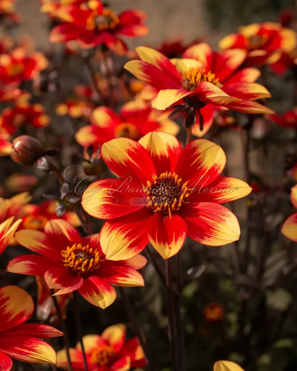Георгин Делегрия Биколор (Dahlia Dahlegria Bicolore) — фото 4
